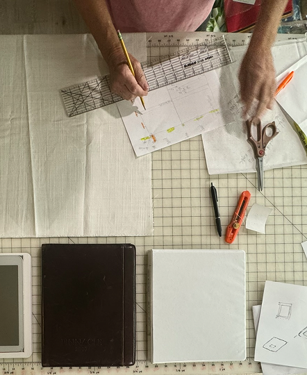 The Family Book - crafting process